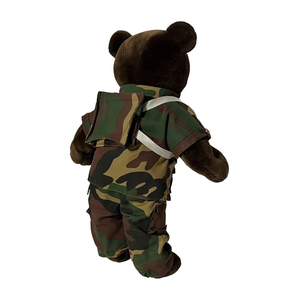 U.S. Army Bear Force of America Ranger 20 inch plush Retro Uniform Backpack - Picture 6 of 9
